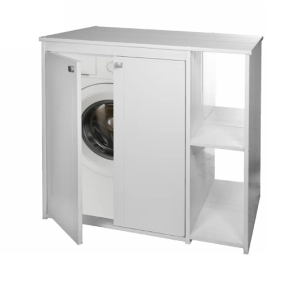 OEM Kwaliteit Mobile VINYL washing machine cover doors and two shelves