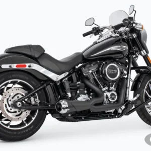 US OUTLAW LOW 2-1 BLK/CH ST18-UP Harley-Davidson gegalvaniseerd staal