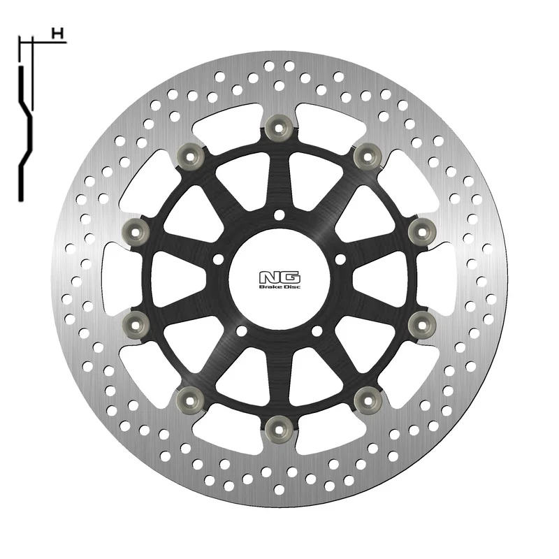 Professionele Klasse Disco de freno NG Delantero Ducati 320 x 72 x 5,0