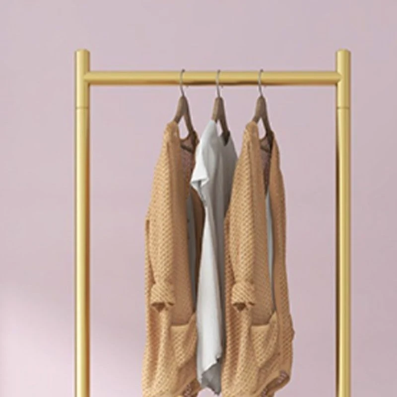 Rubber silentblok Contemporary Van metaal Coat Hanger 2 Hanging Rails Entry Hall Tree 21