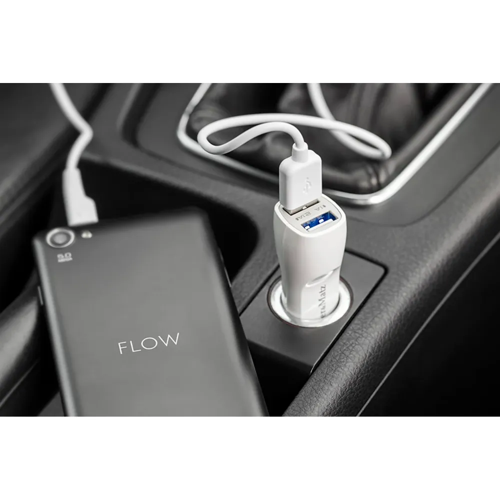Rubber silentblok Dubbele USB 2.1A autolader