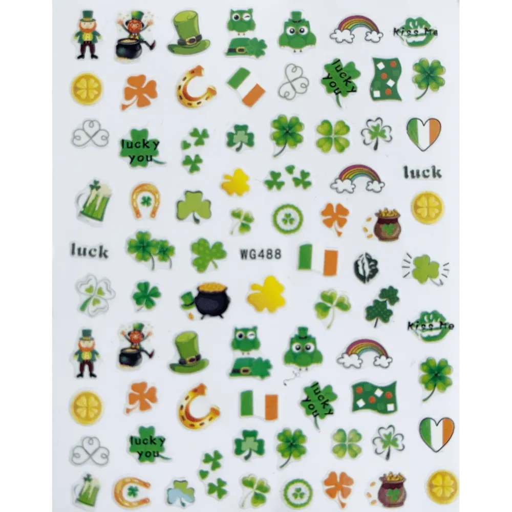Rubber silentblok Pasties Decals - St. Pattys 2