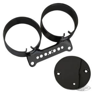 Soporte De Montaje De Doble Indicador Negro Para Harley-Davidson XL/FXR95-05 - Directe Montage