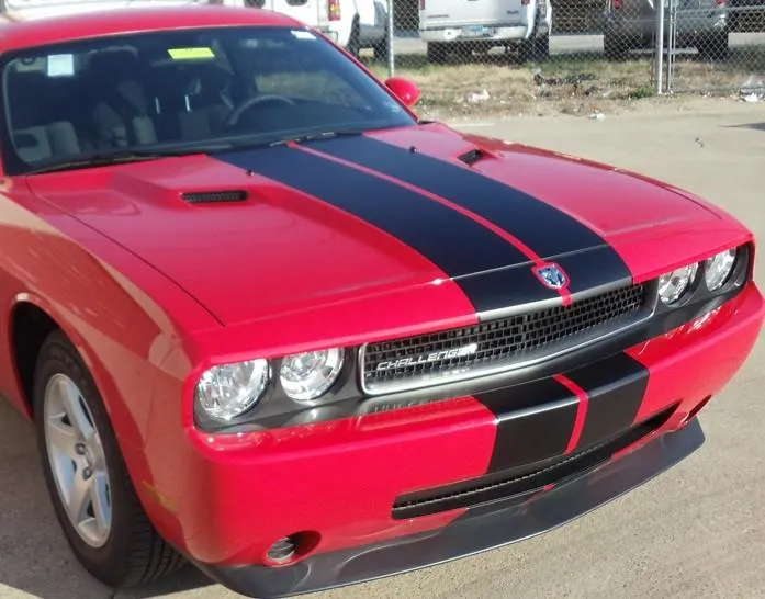 Stabilisatorstang Dodge Challenger Dubbel Racing Stripe Kit - 2 Stripe Gloss