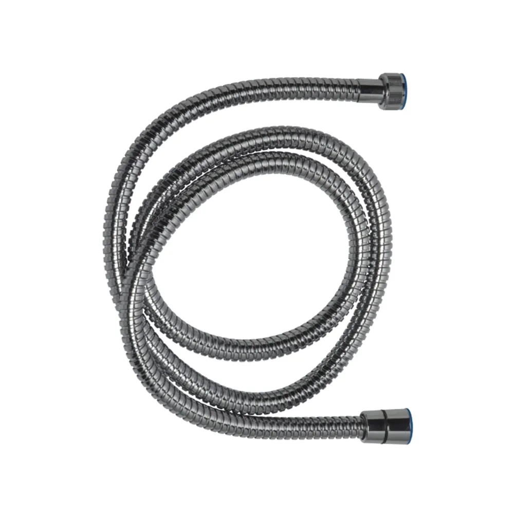 Steel aanpasbaar hose double crimping 120 cm - Chrome-plated met Garantie