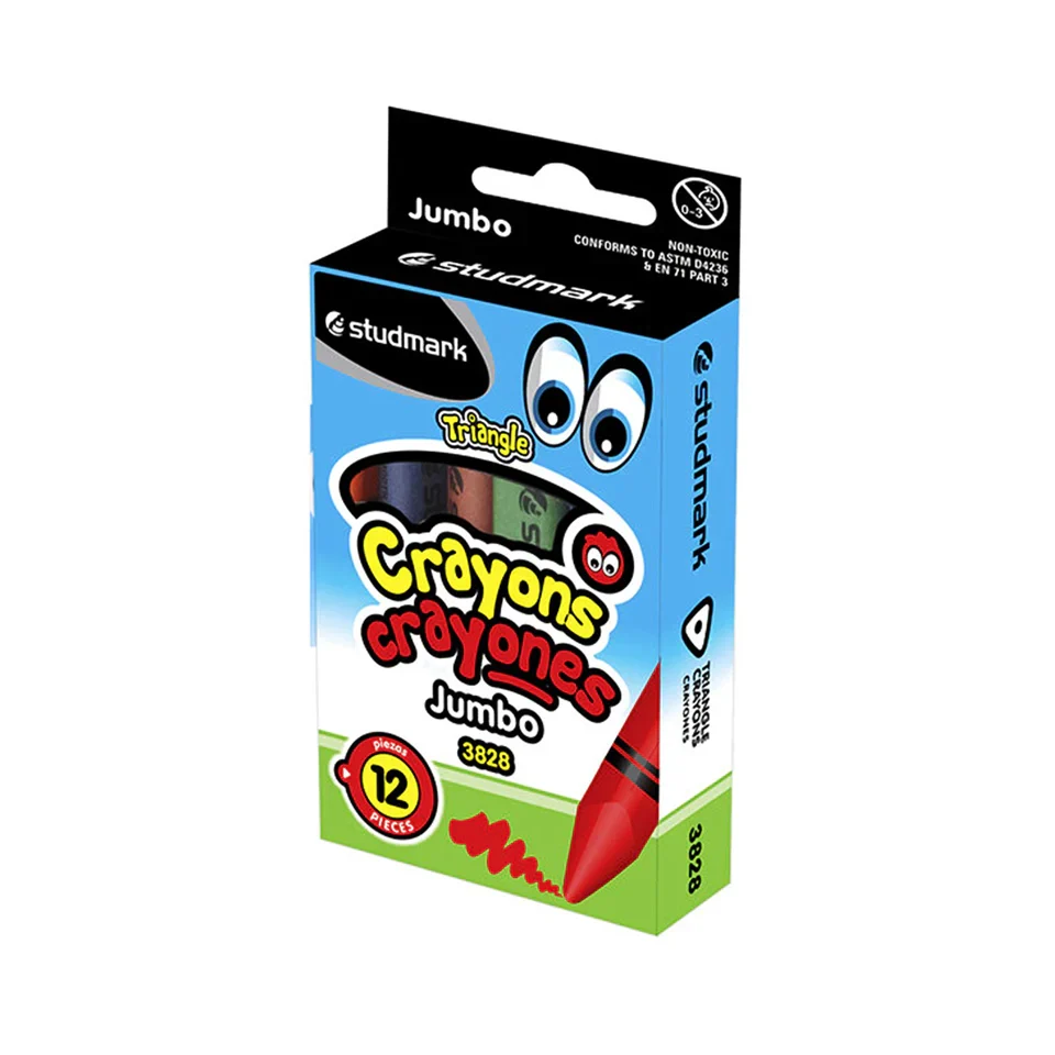 Studmark - Crayones Gigant - 12 colores