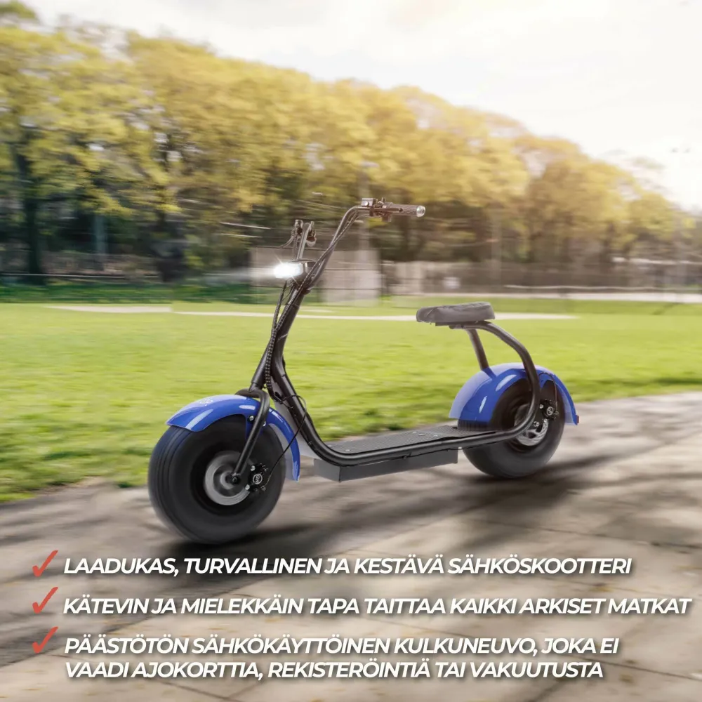 Swoop Electric Scooter Cruiser Zeeblauw N2