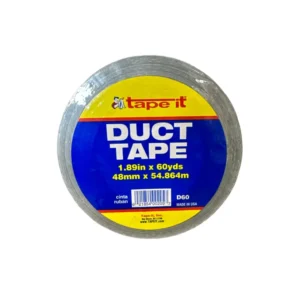 Tape-It® 2" x 60 Yards Duct Tape - Zilver