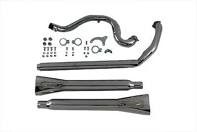 Veerpootlager Crossover Dubbel Exhaust Header And Muffler Kit Harley-Davidson Touring 95-06