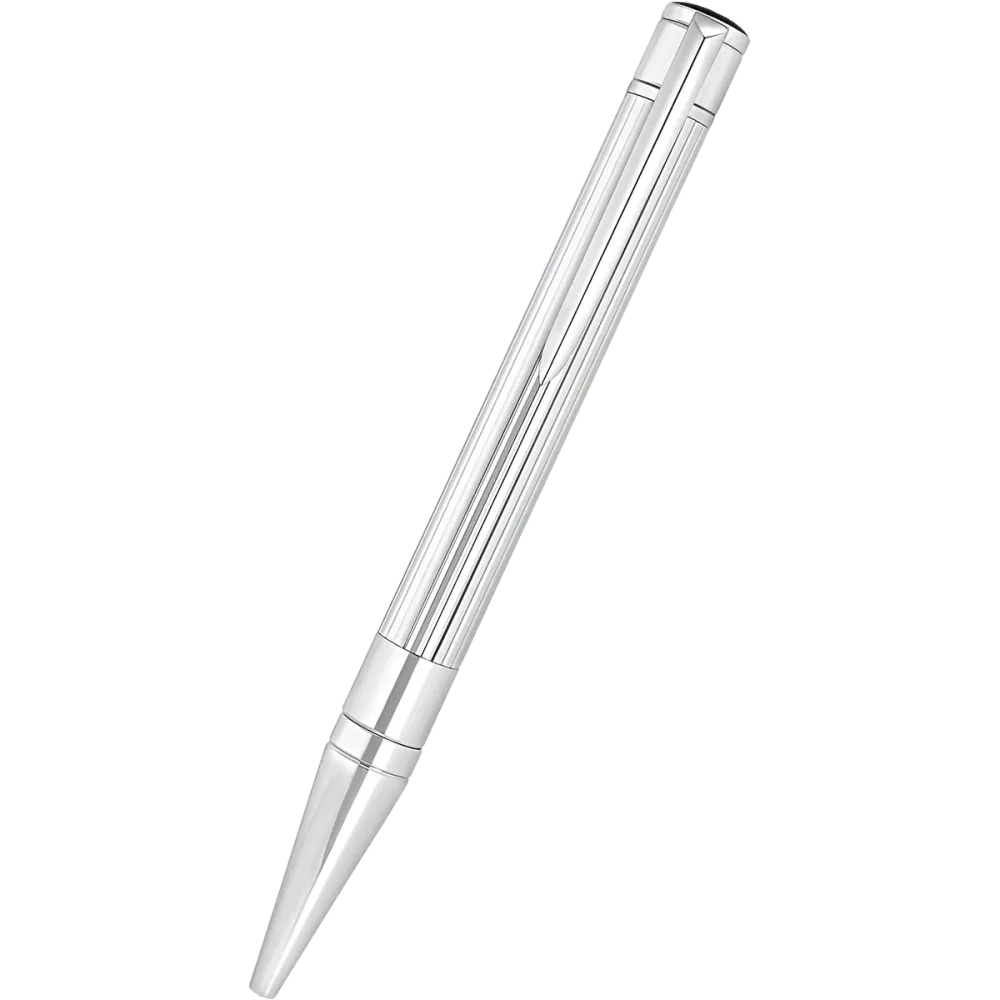 Veerpootlager S T Dupont D-Initial Ballpoint Pen - Duo Tone - Chroom Trim