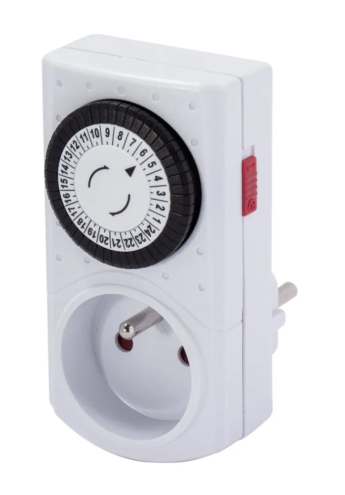 Veerpootlager Set 2 mechanical timers - FR sockets
