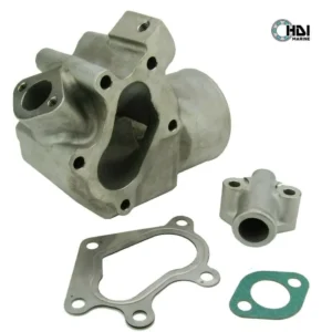 Volvo Penta D2-60F Niet-roestend Steel Exhaust Outlet Elbow & Connector Kit - equivalent to 3584413