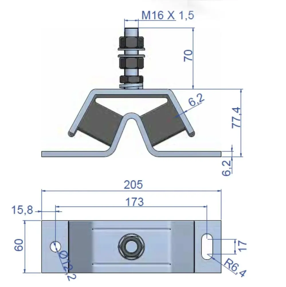 Yanmar 2GM20 And 2GM20F Engine Mount met Garantie