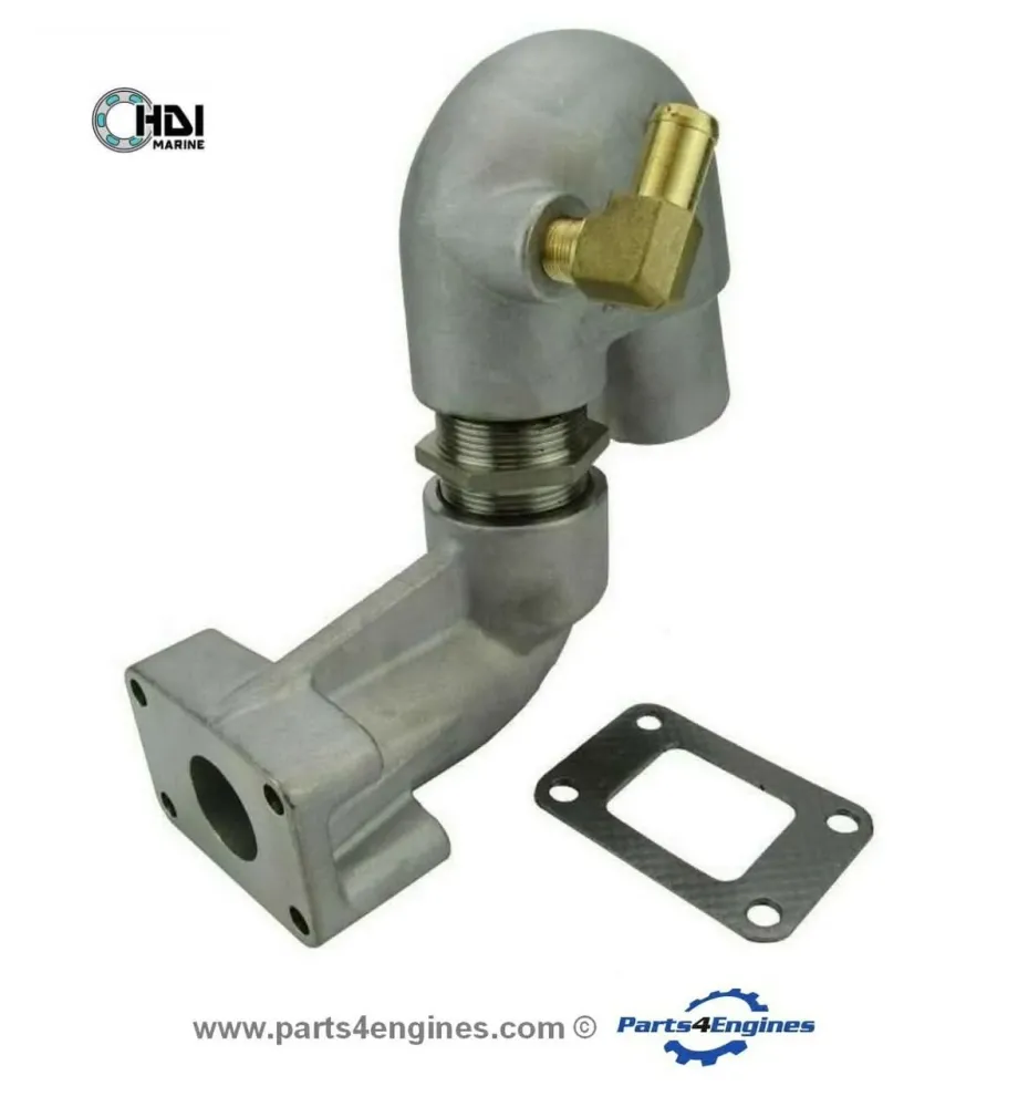 Yanmar 2YM15 Roestvast Steel Exhaust Outlet Kit
