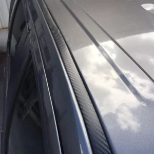Black Carbonvezel Fiber Roof Top Trim Molding Kit 2011-2021 Dodge Durango