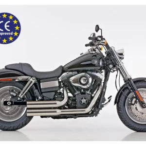 Escape Completo Homologado Para Harley-Davidson Dyna 2007-2017 RevTech ECE voor start-stop systemen