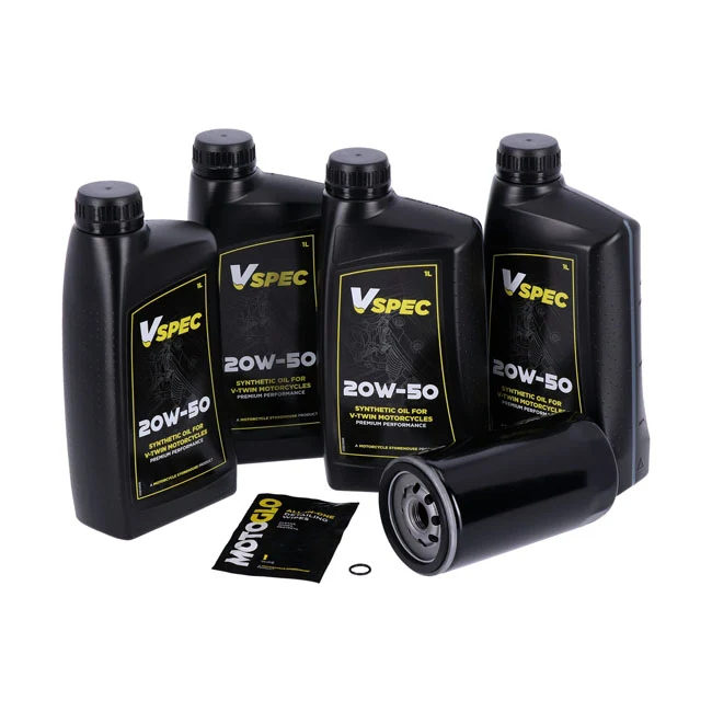 Kit Cambio De Aceite Sintético 20W50 Para Harley-Davidson Dyna