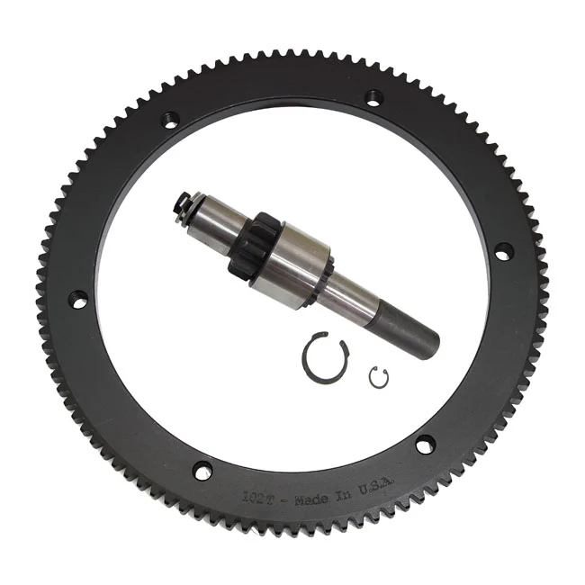Kit De Corona De Arranque Y Eje Interno, 102T Para Harley Davidson 98-06 B.T. (EXCL. 2006 DYNA)