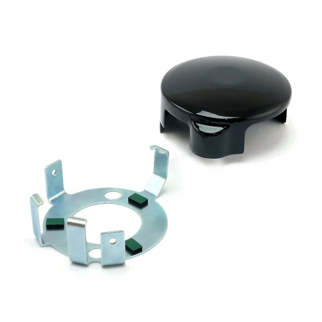 Kit De Cubierta Del Extremo Del Motor De Arranque M8, Negro Para Harley Davidson