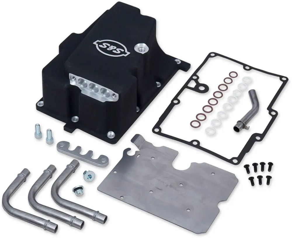 S&S Oil Supply Line Installation Kit Koolzwart Harley-Davidson Dyna 2006-2017