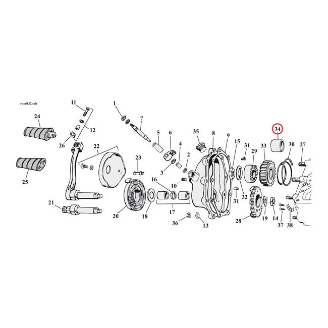 Regelaarmodule Buje, Engranaje De Arranque Para Harley-Davidson