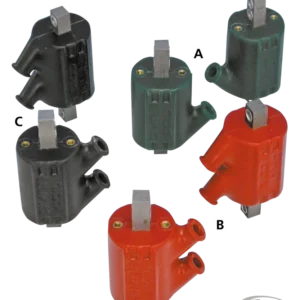 Spanrolset DYNA coil set 3.0 Ohm solo output angl Harley-Davidson