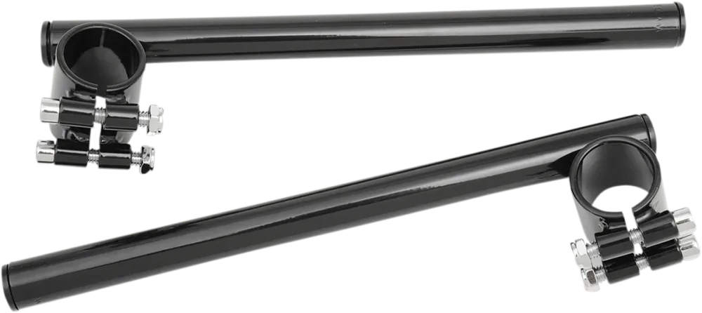 EMGO 7/8" STEEL CLIP-ON HANDLEBARS CLIP ON 7/8" 33MM EBBENHOUT