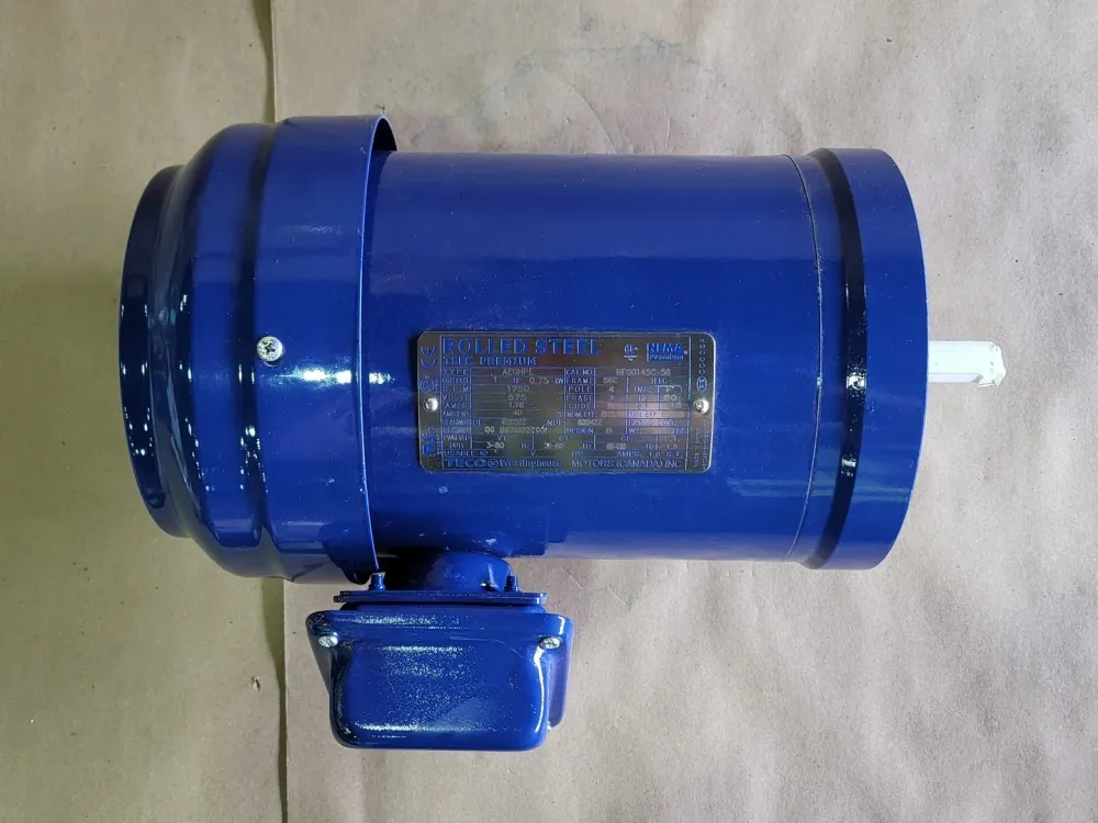 1.0 hp, 575 volts, 1750 rpm, 56C Electric Motor RF00145C-56 gegalvaniseerd staal