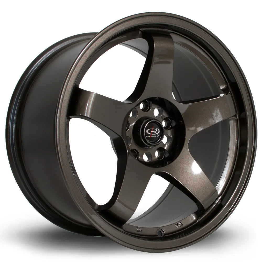 Elektrische raammotor Rota GTR 17x9" 5x114.3 ET25, Gunmetal
