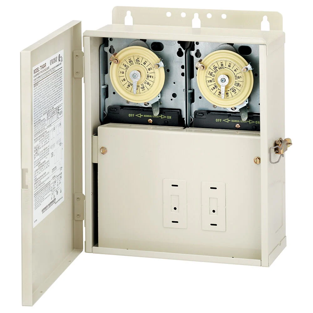 Intermatic - T10404R - Control Panel Two T104M Mechanisms met 18 maanden garantie
