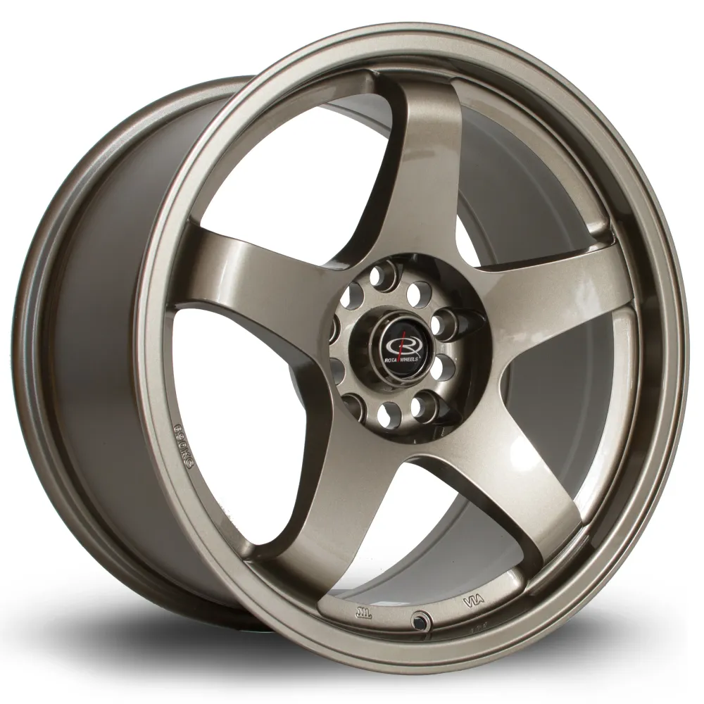 Premium Zwaar Belast Rota GTR 17x9" 5x114.3 ET25, Koperbruin