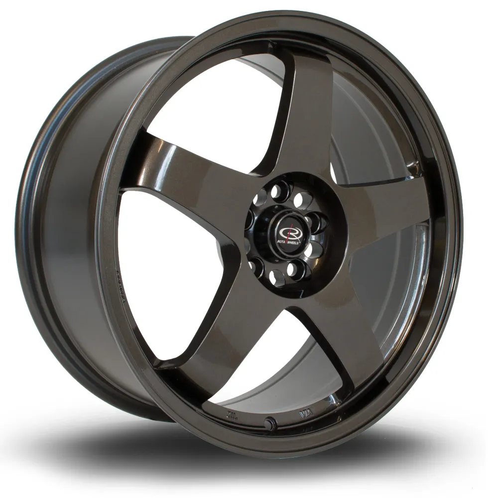 Premium Zwaar Belast Rota GTR 18x8.5" 5x114.3 ET30, Gunmetal
