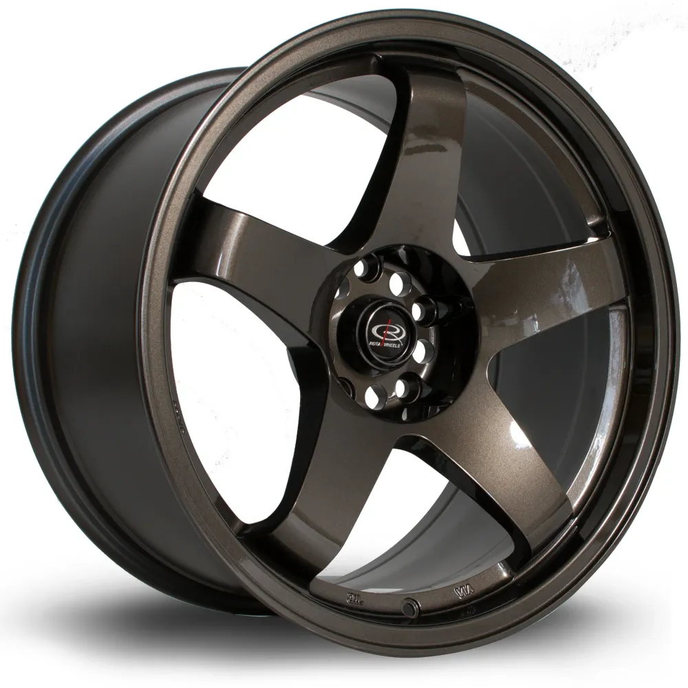Rota GTR 18x9.5" 5x114.3 ET12, Gunmetal - 12V