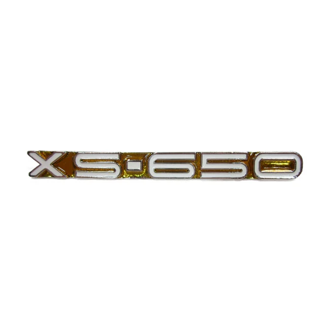Emblema Lateral Amarillo Para Yamaha met achterzijde voor lijm pluggen