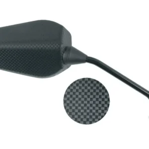 Retrovisor derecho VICMA tipo OEM carbono - Grafiet Derbi Senda - 76mm diameter