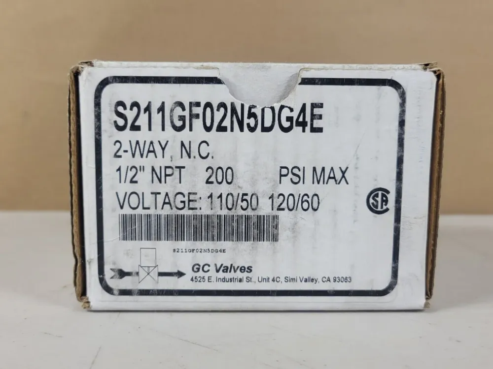 1/2" Solenoid Valve S211GF02N5DG4E