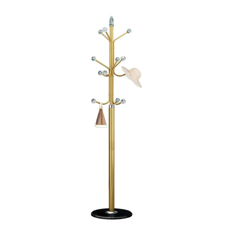 Hall Tree Hooks Contemporary Metalen Entry Hall Tree Coat Hanger Black