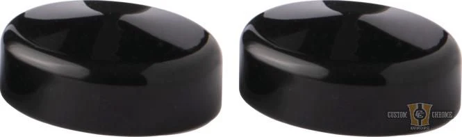 Zijspiegel Fork Cap Gloss Koolzwart Gloss Powder Coated Harley-Davidson