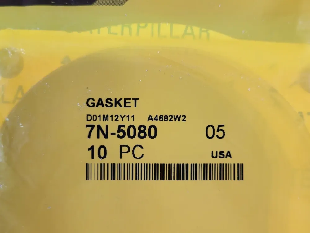 0.8mm Thick Engine Air Lines Gasket 7N-5080 (Bag 10)