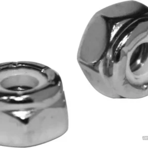 Nylon-Inserted Lock Nut Pack Chroom 5/16"-24 UNF Harley-Davidson