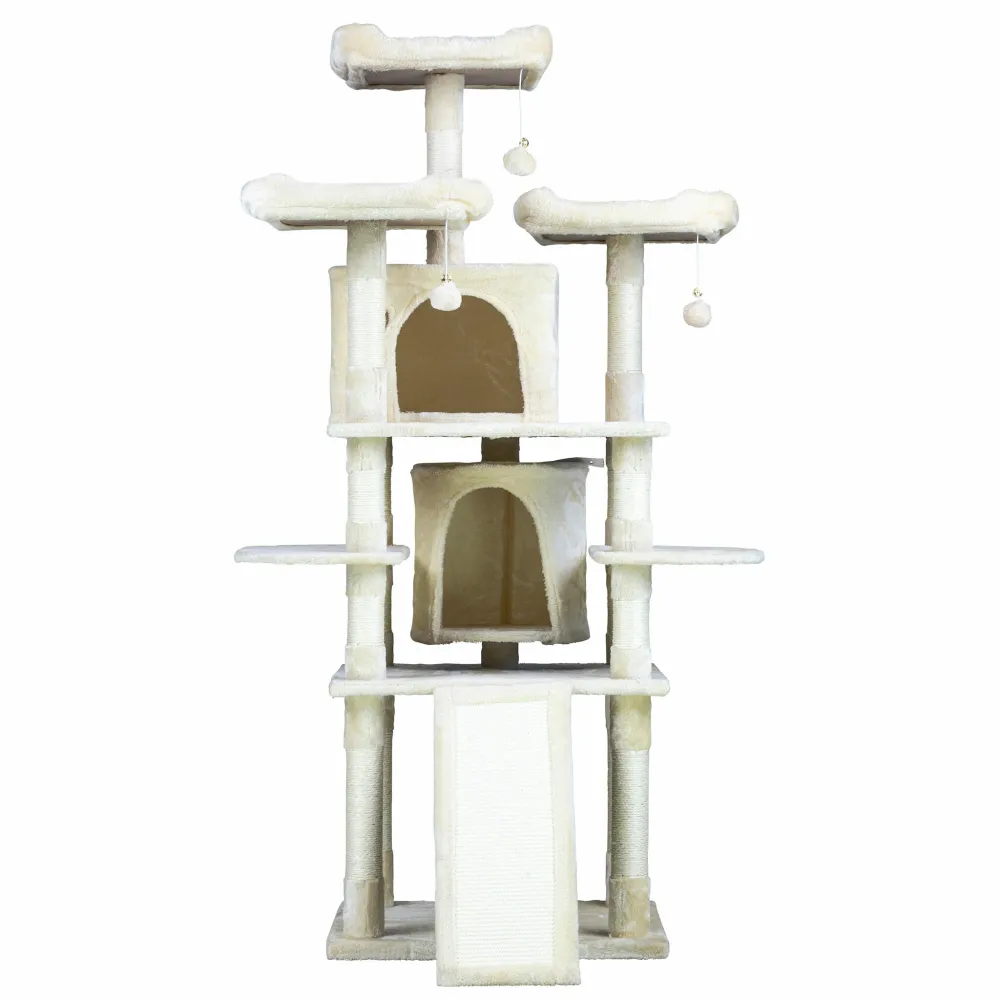 Trekker Cat Tree Tower 170cm, lichtbruin