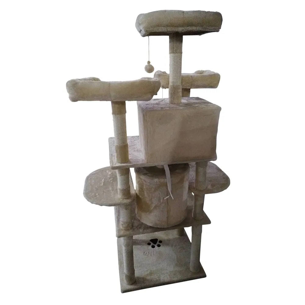 Trekker Cat Tree Tower 170cm, lichtbruin