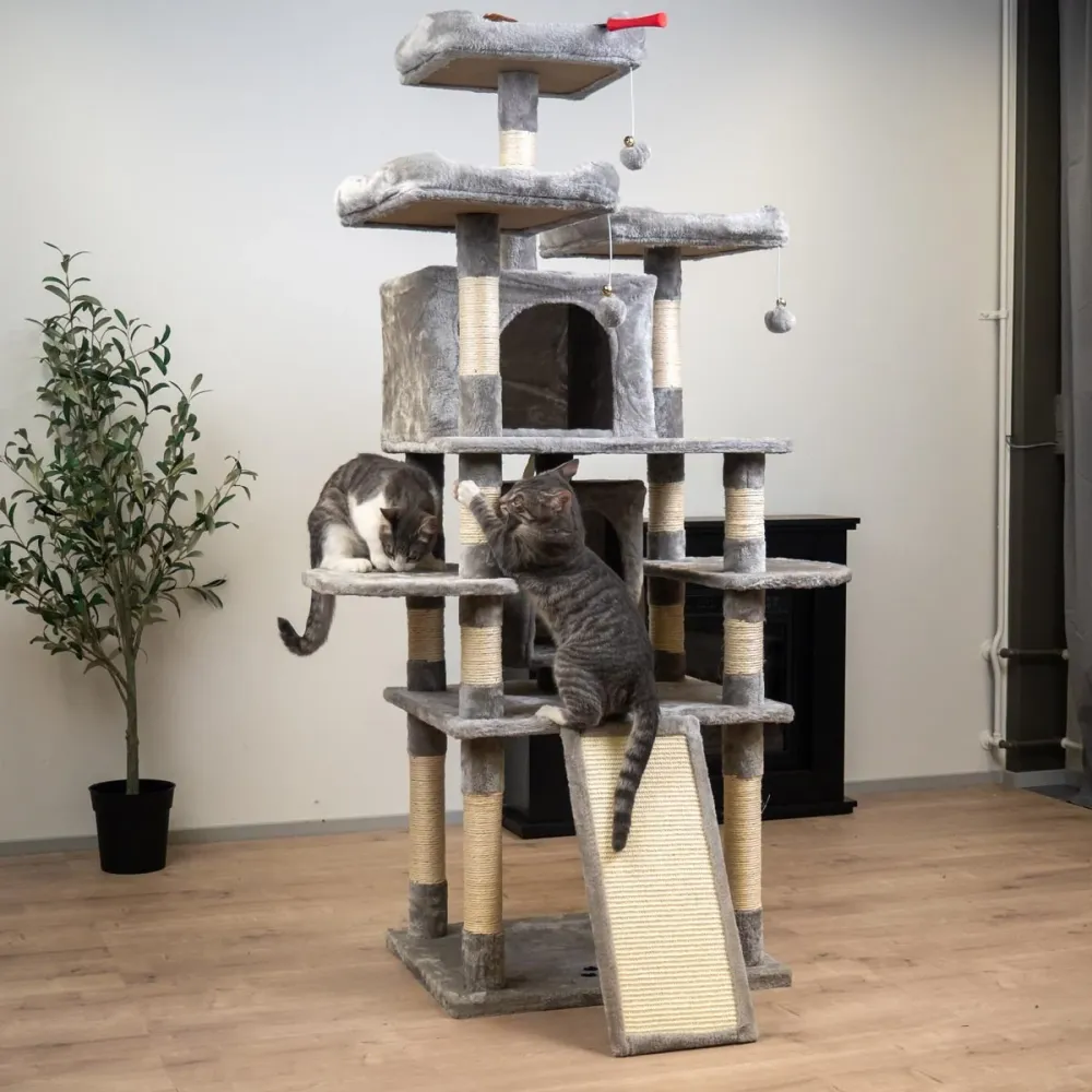 Trekker Cat Tree Tower 170cm met verschillende adapters