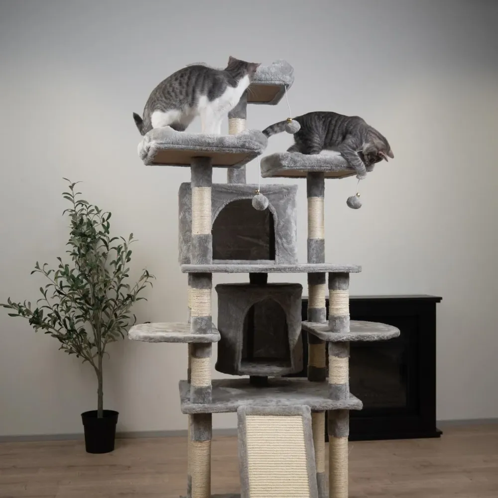 Trekker Cat Tree Tower 170cm met verschillende adapters
