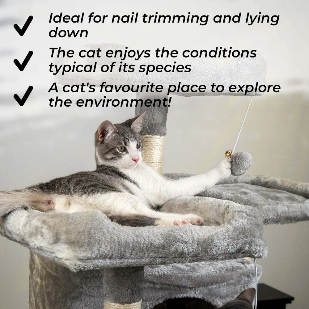Trekker Cat Tree Tower 170cm met verschillende adapters