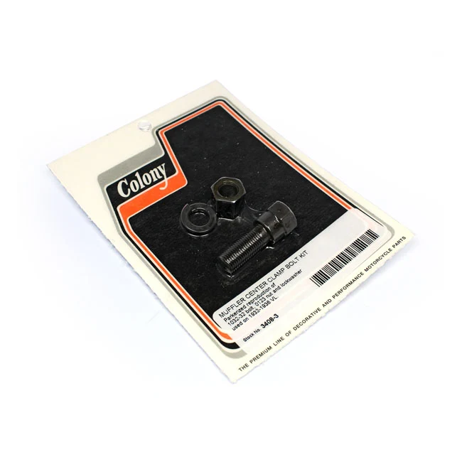 Colony, Kit De Pernos De Abrazadera Central Del Silenciador Para Harley Davidson Easy Apply Spray