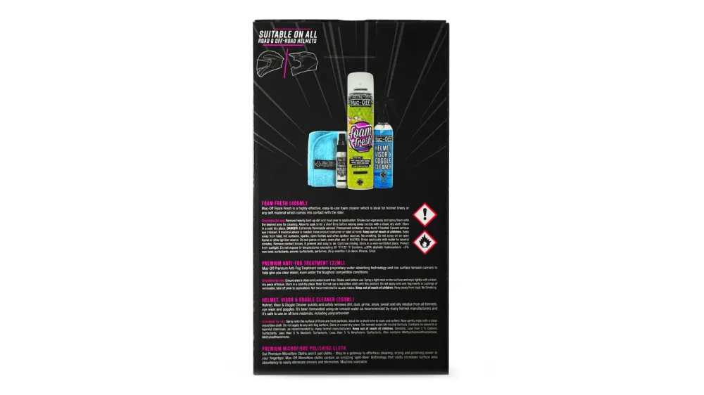 Zeedakreiniger Kit Limpieza Y Cuidado De Casco Muc-Off