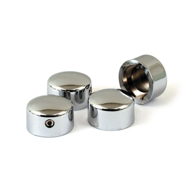 Zwartwatertank Kit De Cubierta De Perno De Cabeza. Liso, Cromo Para Harley Davidson