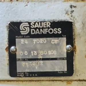 Hydraulic Variable Piston Pump 24-7020 CW 081380908, V13402