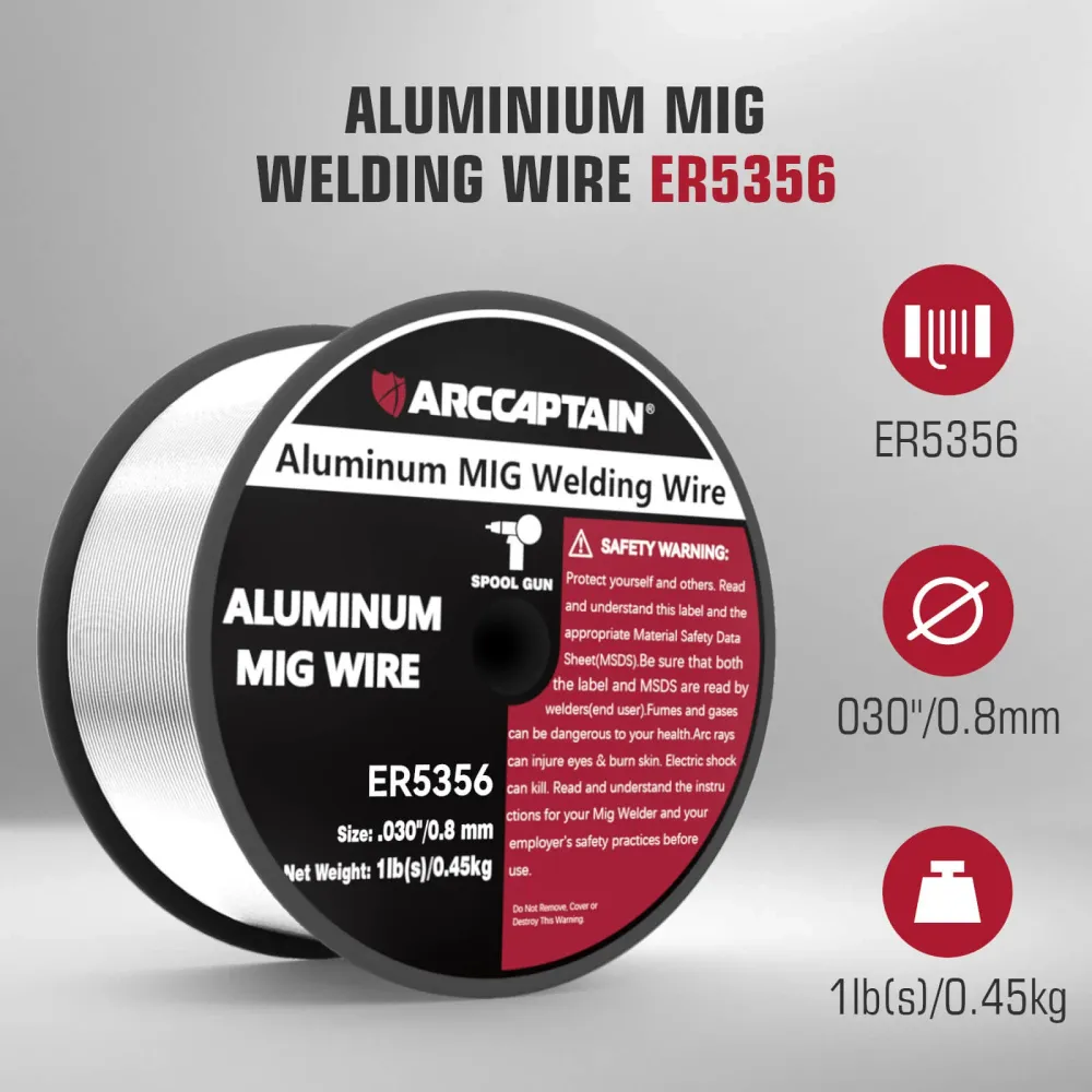 Professionele R134a ER5356 Aluminium Welding Wire 1 LB MIG Wire Spool Gun